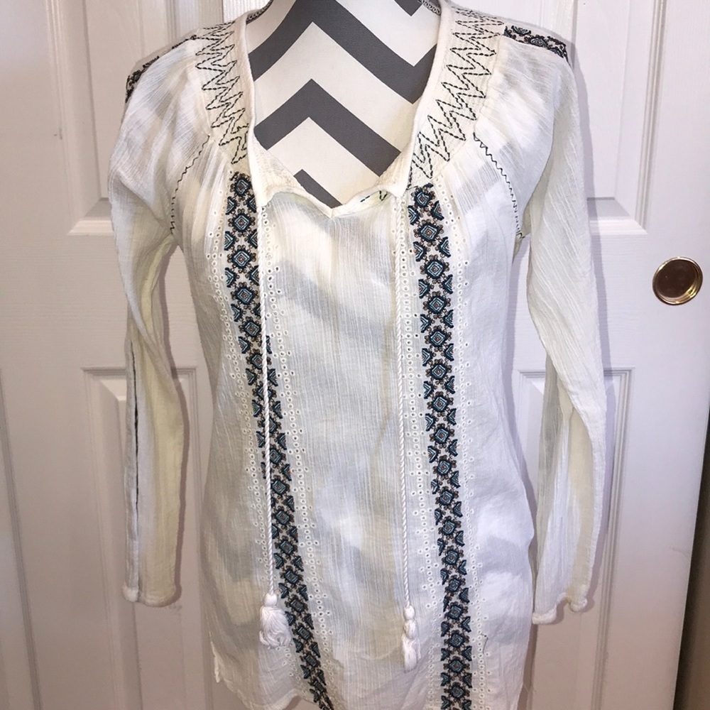 Nine West Vintage America boho shirt -size small